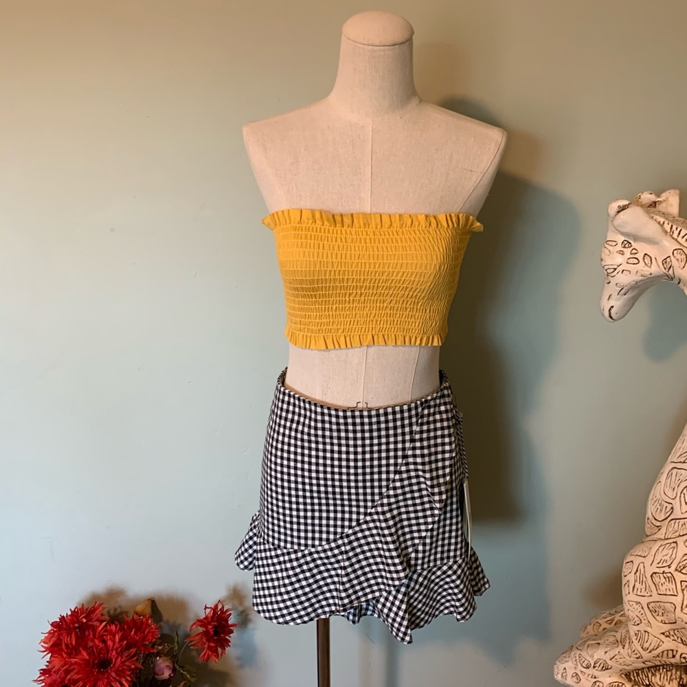 Mini Plaid skirt